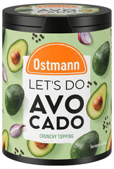 Ostmann Gewürze - Let's Do Avocado | Gewürzsalz für Avocado, Guacamole oder Bowls | Crunchy Topping mit Gewürzen, Kräutern und schwarzem Sesam | 70 g in Metalldose recyclebar