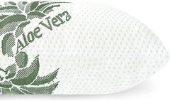 Mister Sandman Pernă ergonomică 40X80, pernă pentru gât cu față de pernă Aloe Vera, pernă Visco perfect potrivită pentru cei care dorm abdominal, cei care dorm pe spate și cei care dorm lateral, pernă cu spumă de memorie Perne ortopedice cervicale Naty Shop 2X capac Aloe Vera