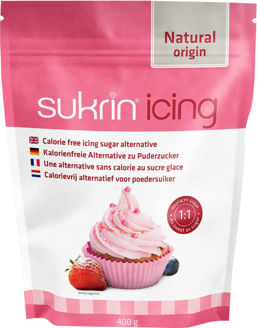 Sukrin Melis Zuckerersatz, Die Natürliche Alternative Zu Puderzucker Ohne Kalorien, 1Er Pack (1 X 400 G) Sweeteners Naty Shop Default Title