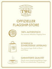 TWG Tea | 1837 Black Tea | Ceai negru | Fructe și flori | 15 pliculețe de ceai cusute manual din bumbac | Set cadou