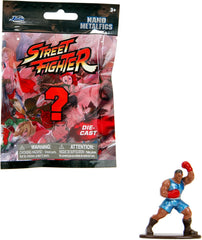 Jada Toys Street Fighter Figure (1X Mystery Figure in Blind Pack) - Detailed Nano Collectible Figure (4 Cm), 1 of 13 Metal Street Fighter Figures For Fans And Collectors Aged 3+, Wave 1 Action figures Naty Shop Titlu implicit