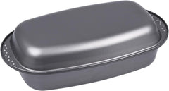 Chg 9942-04 Bratenform Mit Deckel, Antihaftbeschichte, Anthracite-Metallic, 37 X 20 X 7 Cm Baking molds and trays Naty Shop