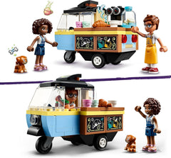 LEGO Friends Rolling Café Small Baking Toy for Kids, Gift for Girls and Boys 6 Years Old, Educational Toy with Aliya, Jules and Aira the Dog 42606 Building Sets Beuche den LEGO-Store