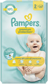 Pampers Premium Protection T2 – 54 pieces