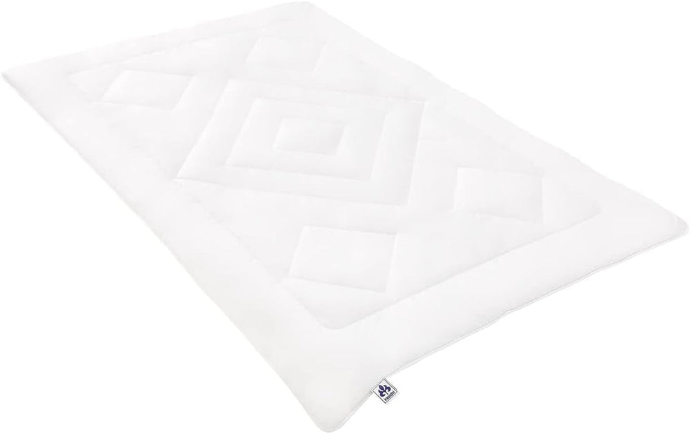 Irisette Noblesse duvet for all seasons - Made in Germany - Pure cotton duvet cover, 135 X 200 Cm, Ã-ko-Tex certified Quilts and quilts Naty Shop Single 135 cm X 200 cm Mono