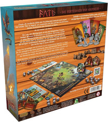 Fate: Defenders of Grimhelm, ELSNER Games, Cooperative Fantasy Board Game, Tower Defense Strategy, 1-4 Players, Ages 14+, Epic Adventure, Heroes & Magic, Tactical Game, FryxGames