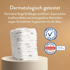 Push-up diapers, size 4 L (7-12 kg) - 1 bag of 25 pieces - No harmful substances, eco-friendly, ultra-flat, for night use - Made in Denmark