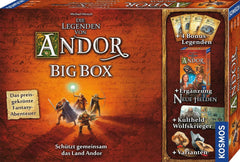 Kosmos 683122 Legends of Andor - Big Box, Base Game (Kennerspiel des Jahres 2013) and Additional Expansions, Fantasy Classic, Cooperative Fantasy Board Game, Ages 10+