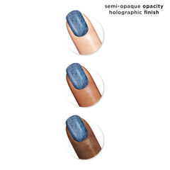 Insta-Dri Holo-Glow, Holo-back, Easy to Use, Long Lasting, Beautiful Colors, Easy to Apply on Nails, No Chips, 19ml