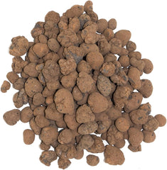 Floragard expanded clay granules 50 L - natural drainage material and hydroponic substrate for pots, tubs, houseplants and planters - prevents water accumulation, ensures good aeration