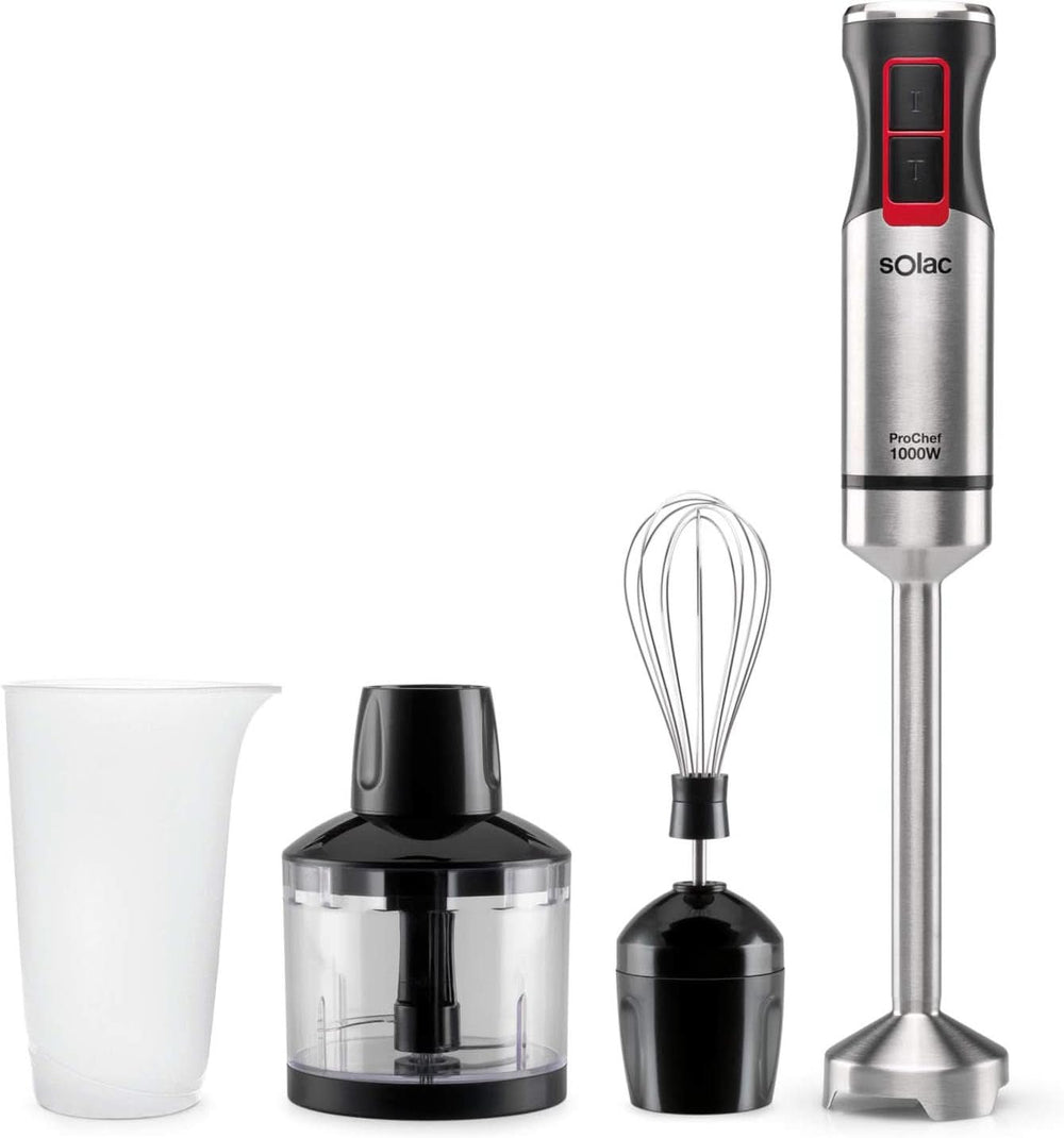 Pro Chef 1000 Standmixer, W, Edelstahl Kitchen Naty Shop 1000W | 3 Accessories