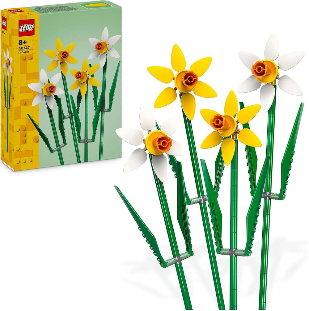 Daffodils LEGO Botanicals - Easter gifts for girls and boys - Artificial flowers for children - Flower bouquet as room or office decoration - Gift for women - 40747 Building sets Besuche den LEGO-Store Single