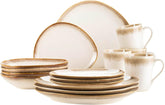 MÄSER 931991, La Sinfonia, Serviciu de masă modern pentru 4 persoane, 16 piese, design vintage Seturi vesela masa Naty Shop Beige Serviciu combinat