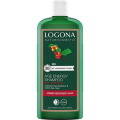 LOGONA Natural Cosmetics, Șampon, formulă vegană din cafeină organică, 250 ml Duș și baie Naty Shop 250 ml