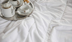 COLAS NORMAND - Quilt against mites and bacteria - Temperate - 280 X 240 Cm - Long-lasting effect - Perfect hygiene - Microfibre - Soft and comfortable - Washable Quilts and quilts Naty Shop