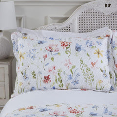 Emma Barclay Spring Meadow Floral Quilted Bedspread Set Spring Meadow Bedspread Double Bed Multi, Polyester Emma Barclay Beds and Blankets