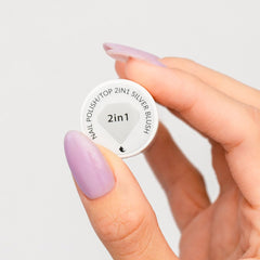 Nail polish Semilac Top Classic SILVER BLUSH 7 ml