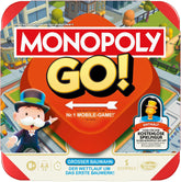 Board game Monopoly GO! - German version, game based on the popular online version, fast strategy game for the whole family, fun for 2 to 4 players