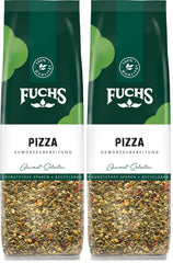Fuchs Gewürze - Pizza Gewürzzubereitung in recyclable Nachfüllbeutel, Gewürzmischung mit Italianen Kräutern, ideal for Bruschetta - 30 g