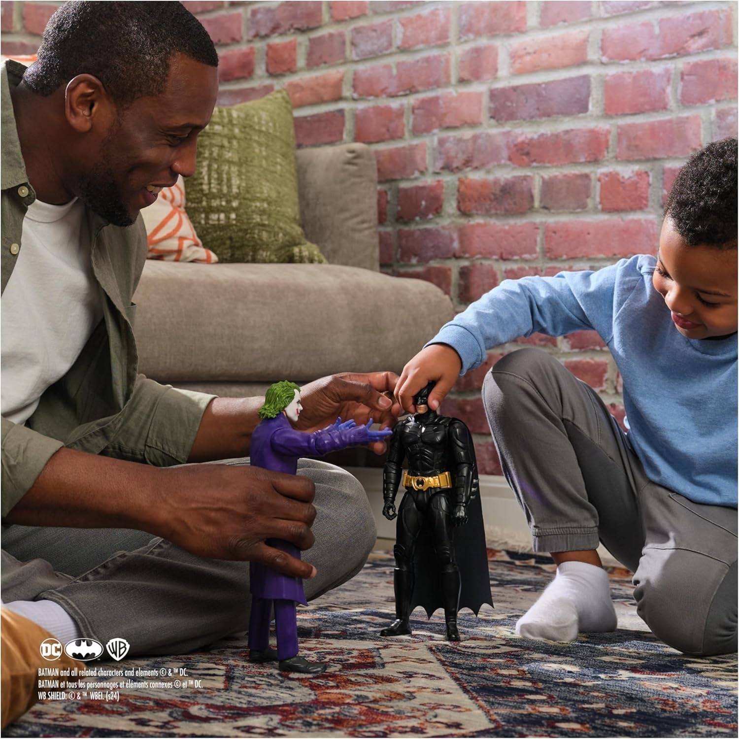 DC Comics the Dark Knight - Joker Action Figure Cunoscut din legendara trilogie the Dark Knight în 30cm. De la 3 ani Action figures Naty Shop