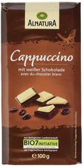 Organic chocolate filled with cappuccino, 100g