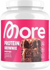 MORE Protein Brownie, 600G, Vegane Backmischung Für Brownies Mit Der Extra Portion Protein, Geprüfte Qualität - Made in Germany Mixture for baking and cooking Naty Shop Default Title
