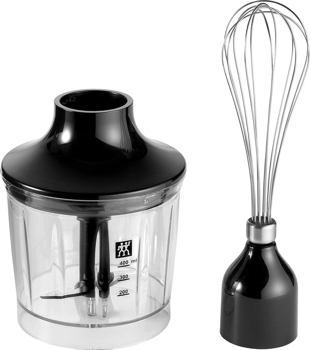 ZWILLING Zubehör-Set Für Standmixer, 2-Teilig: Zerkleinerer-Aufsatz U. Schneebesen-Aufsatz, Edelstahl/Schwarz Food Processors and Mixers Naty Shop