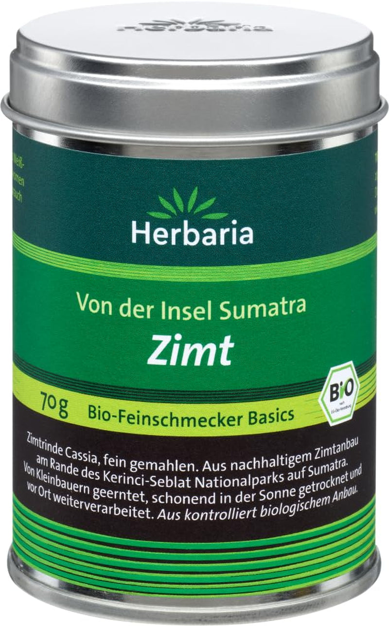 Herbaria Zimt organic, 2er Pack (2 x 70 g)