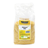 Organic millet 1 kg, organic grains rich in fiber and minerals, yellow millet grains for consumption, ideal package for the family