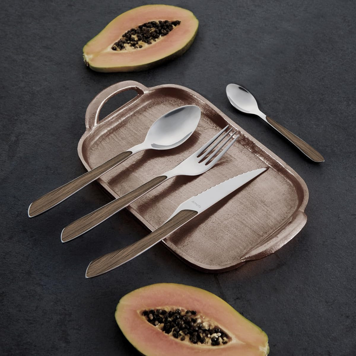 Amefa ECLAT set de tacâmuri NATURE, 24 de piese, 6 persoane Bucatarie Naty Shop