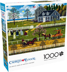 Buffalo Games - Charles Wysocki - Bocce ladies from Marthas Vineyard - jigsaw puzzle 1000 pieces Puzzle Naty Shop