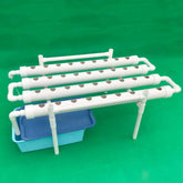 Hidroponică, verticală, 1 strat, 36 de poziții, turn hidroponic, 3,5 x 4,5 cm, coș pentru hidroponică, grădină, verticală, cutie de creștere, set complet, experiment hidroponic