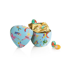 Salvadanaio di latta with ovetti di cioccolato 100 g