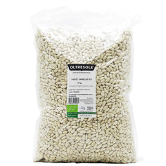 , Organic cannellini beans 5 kg, organic legumes from controlled cultivation, rich in Cereals Naty Shop Default Title