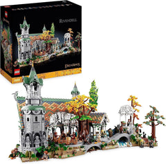 LEGO Icons The Lord Of The Rings: Rivendell - Adult Collection and Display Set with 15 Unique Minifigures Including Gandalf, Legolas, Aragorn and Frodo Exclusively on Amazon - 10316 Building Sets Besuche den LEGO-Store Single