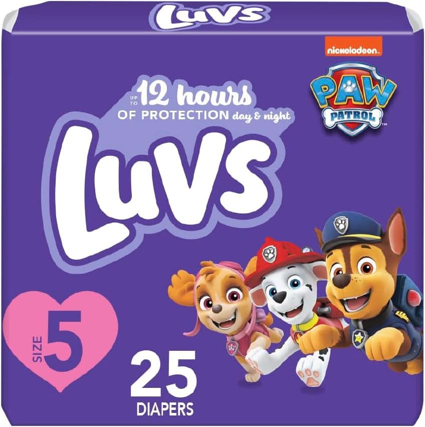 Paw Patrol, Scutece de unică folosință pentru copii Mama si Copilul Naty Shop 25 Size 5