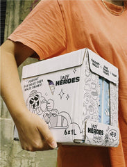 Lazy Heroes Hafer Vegetarisk Havredricka Glutenfri Med Vitamin D