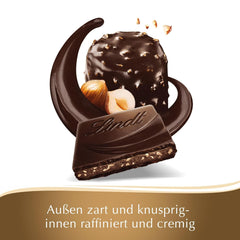 Lindt Creation Hazelnut De Luxe Bar - Dark Chocolate With Crunchy Hazelnuts In A Creamy Filling