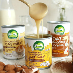 Naturens charm Vegansk kondenserad havremjölk - kaffe och desserter
