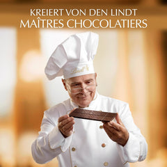 Lindt EXCELLENCE degbitar med paljetter och kola - fin mörk choklad med intensiv kakaosmak