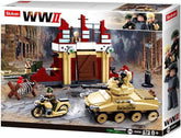 WWII - Kampf um Stalingrad (479 Teile), Spielset, Steckbausteine, mit Spielfigur, für Kinder ab 4 Jahren