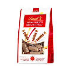 Lindt Cherry Mini Stick - Chocolate Sticks With Swiss Cherry Liqueur Delicious Gift With Alcohol