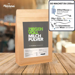 Milcherei Pulbere Lapte de Capră - Fără Aditivi Regional 800g