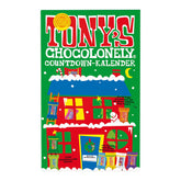 Tony's Chocolonely Calendar De Advent Cu Ciocolată Belgiană Fairtrade - 24 Zile, 10 Varietăți Delicioase