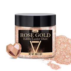 Edible glitter powder, various colors, 30 grams Naty Shop Roségold