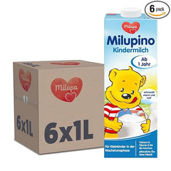 Milupino baby milk ready to drink (6X1L), from 1 year, for small children in the growth phase Naty Shop