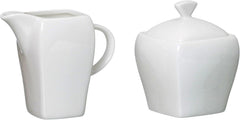 Zahărniță și ulcior de lapte Ritzenhoff & Breker Melodie, set 2 piese, alb