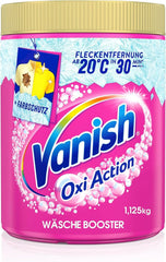 Vanish Oxi Action Powder Pink - 1.125 Kg - chlorine-free stain removal and laundry improvement powder - for colored laundry Laundry Detergents Naty Shop