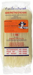 Rice Noodles - Thai, 1mm wide rice ribbon noodles, made from rice flour - 17 x 400g
