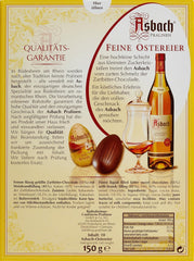 Asbach Chocolate Eggs with Crust 150g Pack of 2 (2 x 150g)
